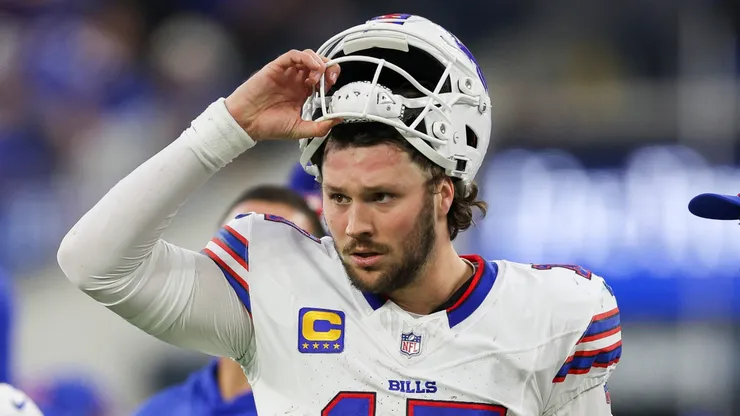 Josh Allen at SoFi Stadium in Inglewood, California.