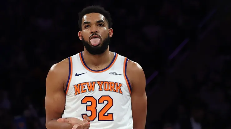 Karl-Anthony Towns #32 of the New York Knicks.