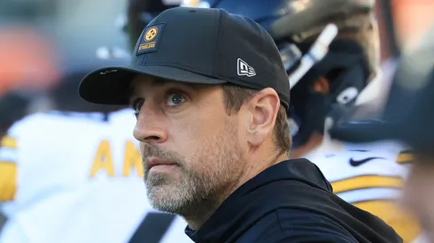 Aaron Rodgers quarterback of the Pittsburgh Steelers