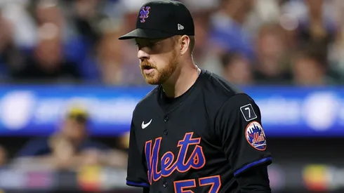 Richard Lovelady #57 of the New York Mets in action.