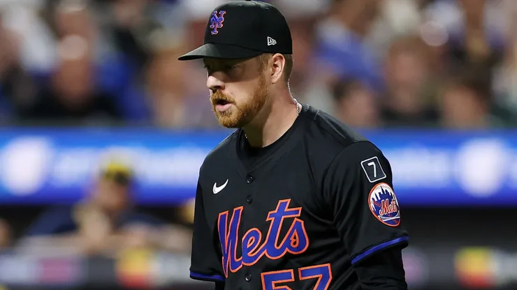 Richard Lovelady #57 of the New York Mets in action.