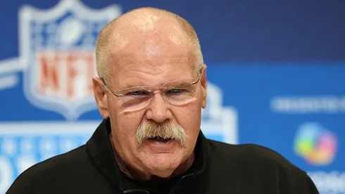 Andy Reid head coach of the Kansas City Chiefs