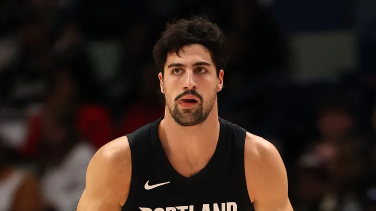 Deni Avdija #8 of the Portland Trail Blazers.