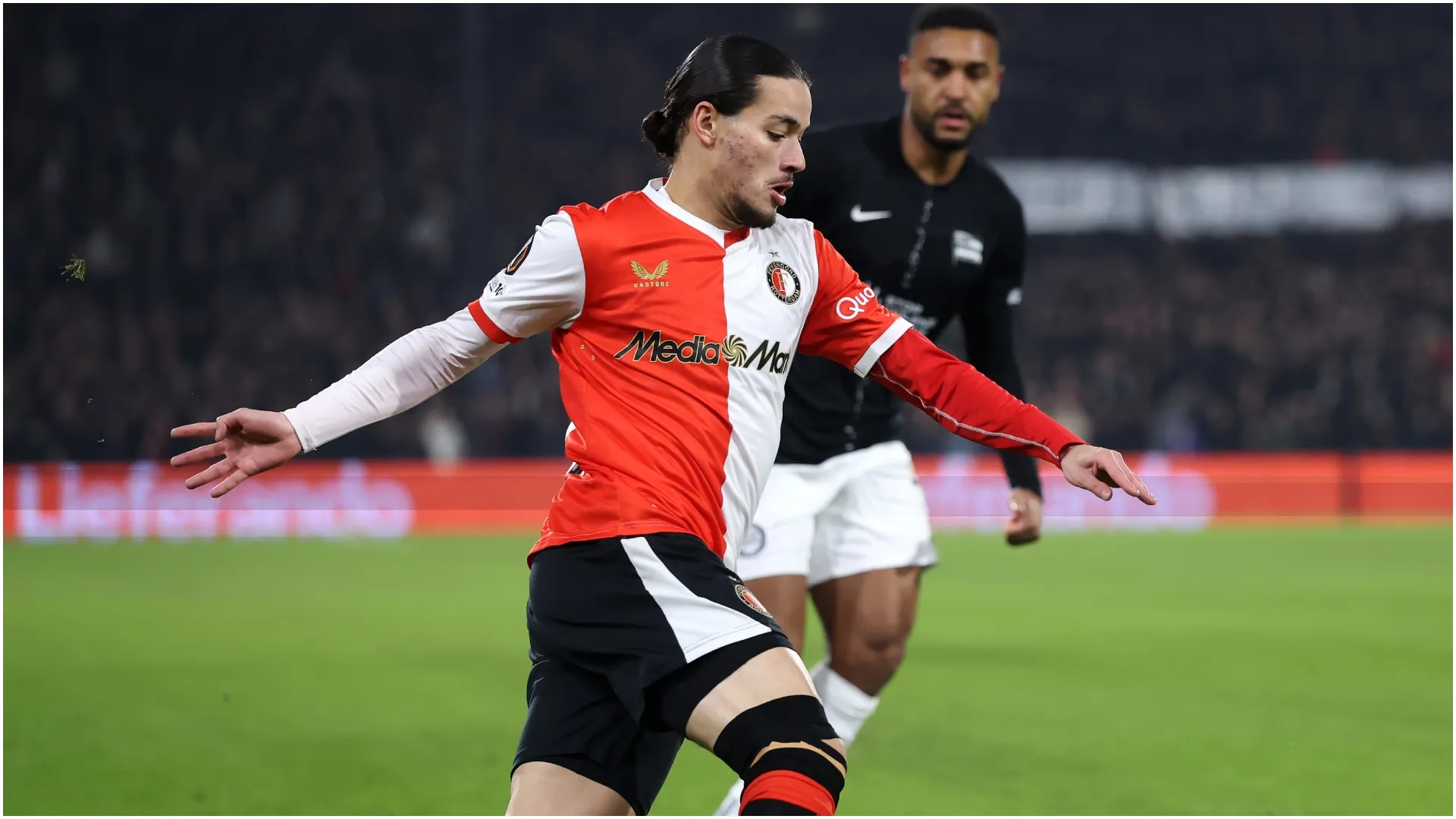 Anis Hadj Moussa of Feyenoord – Dean Mouhtaropoulos/Getty Images