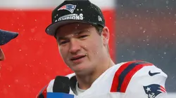 Drake Maye #10 of the New England Patriots.