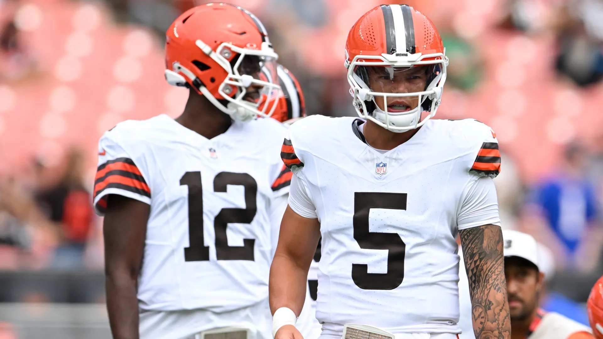 Shedeur Sanders and Dillon Gabriel