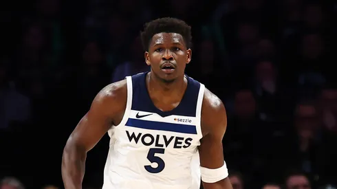 Anthony Edwards #5 of the Minnesota Timberwolves.