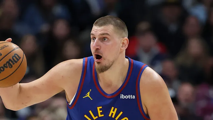 Nikola Jokic #15 of the Denver Nuggets.