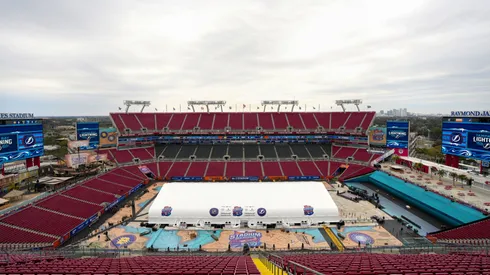 General view inside Raymond James Stadium before 2026 NHL Stadium Series