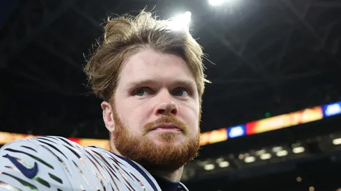 Sam Darnold quarterback of the Seattle Seahawks