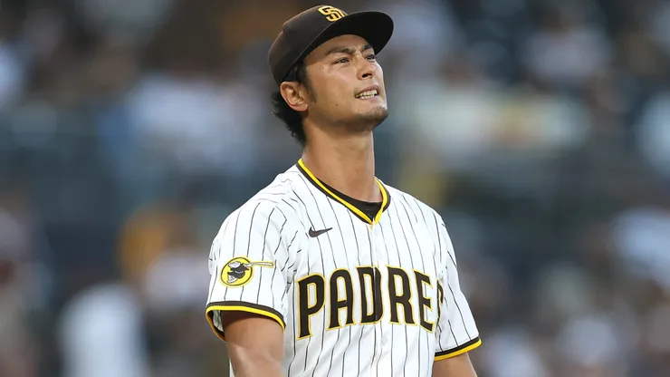 Yu Darvish #11 of the San Diego Padres.