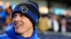 Offensive coordinator Mike LaFleur of the Los Angeles Rams