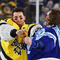 Video: Goalie fight unleashes during Lightning vs Bruins 2026 Stadium Series