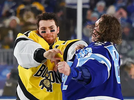 Video: Goalie fight unleashes during Lightning vs Bruins 2026 Stadium Series
