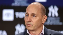Brian Cashman at Yankee Stadium