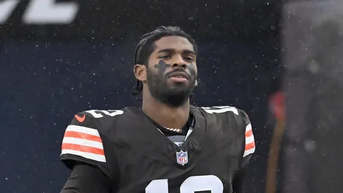 Shedeur Sanders #12 of the Cleveland Browns.