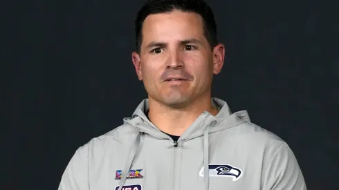 Head coach Mike MacDonald of the Seattle Seahawks.