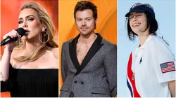 Adele, Harry Styles and Billie Eilish