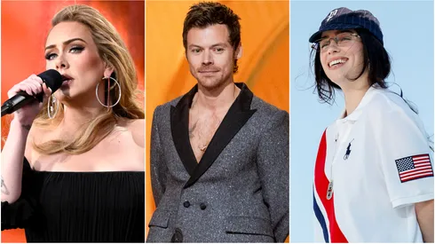Adele, Harry Styles and Billie Eilish
