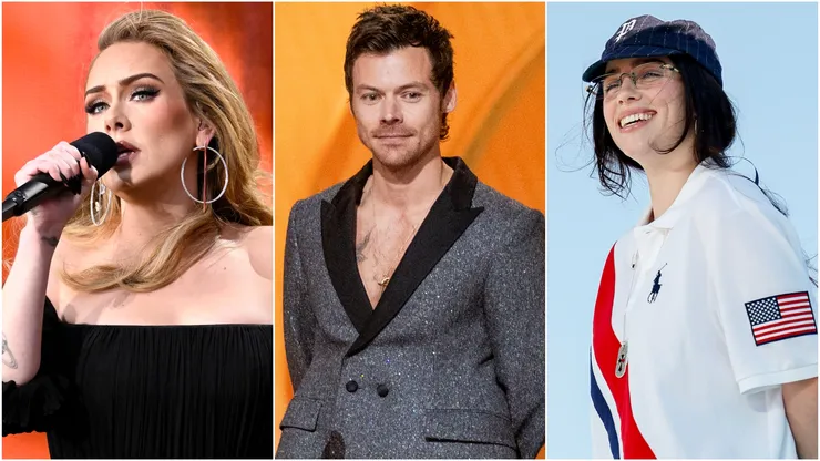 Adele, Harry Styles and Billie Eilish