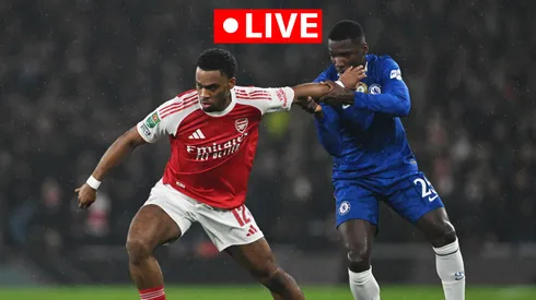 Jurrien Timber of Arsenal and Moises Caicedo of Chelsea.
