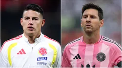 James Rodriguez and Lionel Messi of Inter Miami.