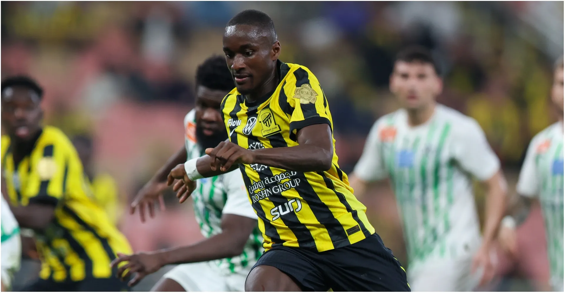 Moussa Diaby of Al Ittihad – Yasser Bakhsh/Getty Images