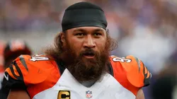 Domata Peko at M&T Bank Stadium in Baltimore, Maryland.
