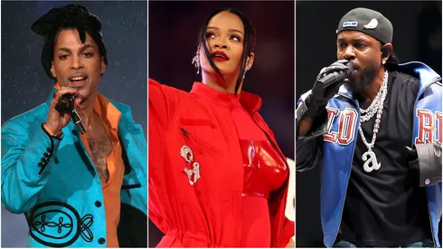 Prince, Rihanna and Kendrick Lamar