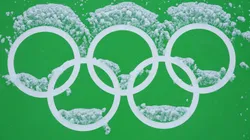 The Olympic rings.