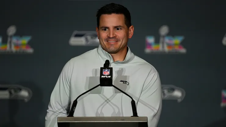 Head coach Mike Macdonald of the Seattle Seahawks in 2026.