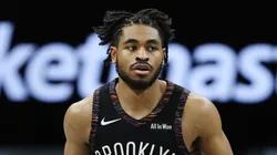 Cam Thomas during a Brooklyn Nets match.