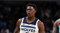 Anthony Edwards #5 of the Minnesota Timberwolves.