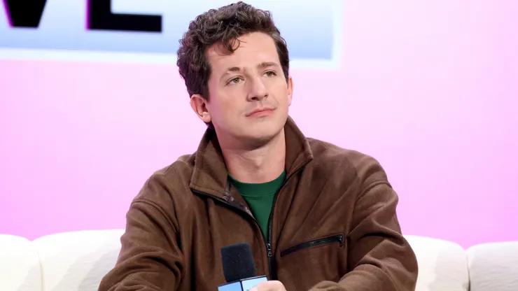 Charlie Puth speaks onstage during the Super Bowl LX Pregame & Apple Music Super Bowl LX Halftime Show Press Conference.