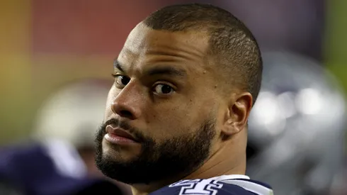 Dak Prescott quarterback of the Dallas Cowboys