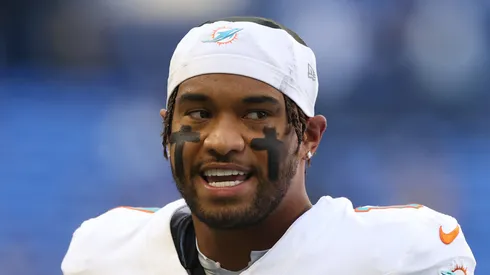 Tua Tagovailoa of the Miami Dolphins (NFL 2025)
