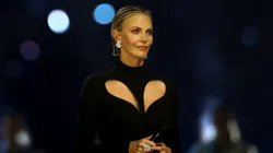 Charlie Theron at the 2026 Winter Olympics opening ceremony.