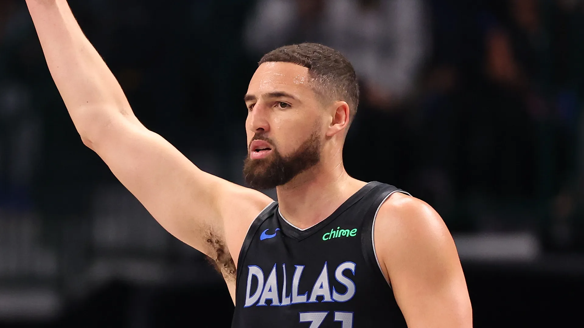 Klay Thompson #31 of the Dallas Mavericks.