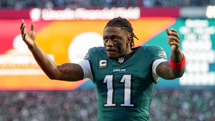 A.J. Brown #11 of the Philadelphia Eagles