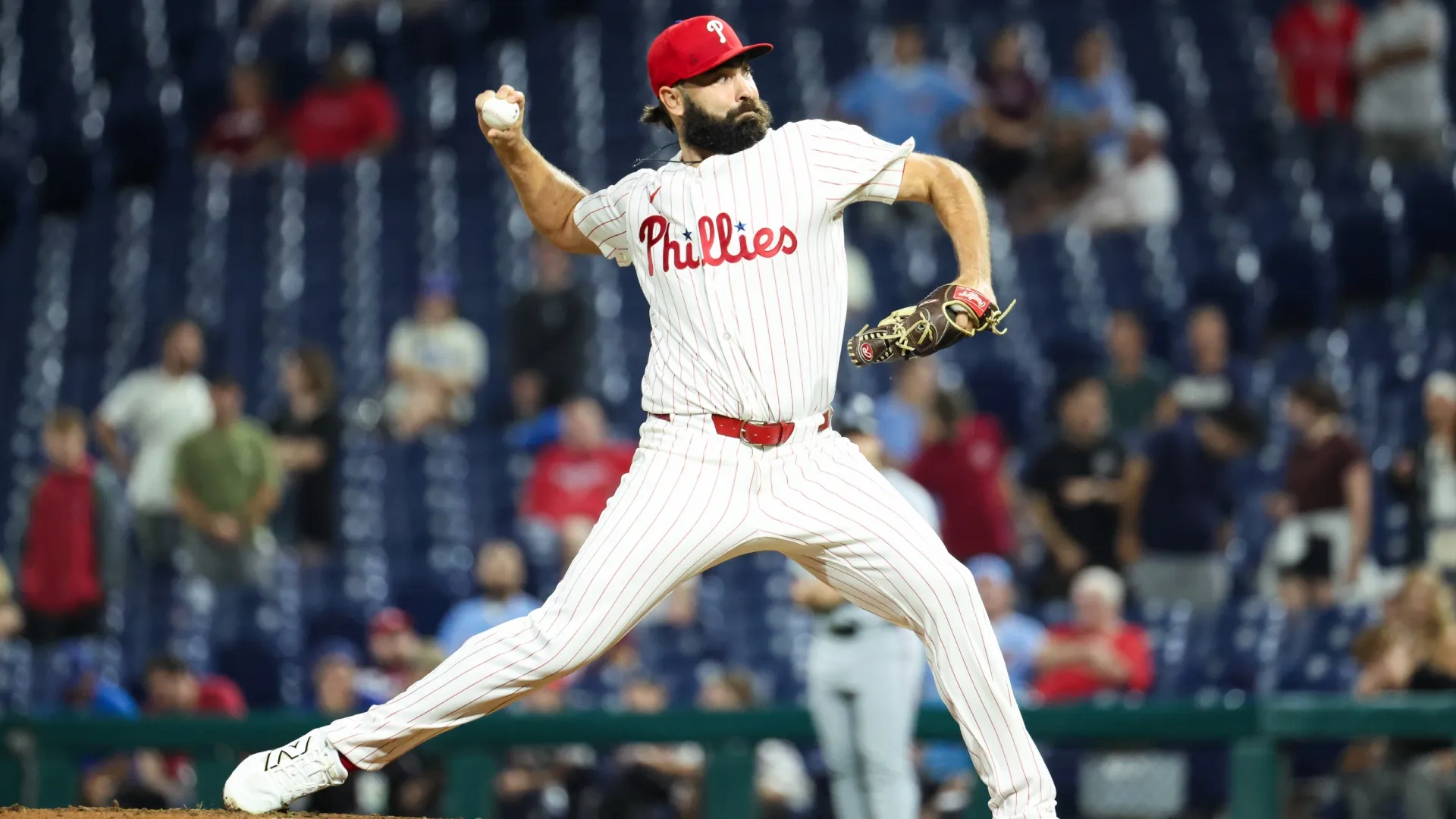 Lou Trivino pitching