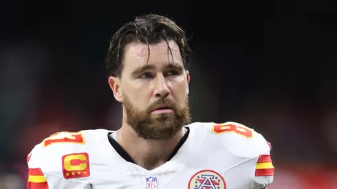 Travis Kelce tight end of the Kansas City Chiefs
