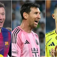 Barcelona’s Robert Lewandowski joins Lionel Messi and Cristiano Ronaldo in an exclusive club after scoring vs Mallorca