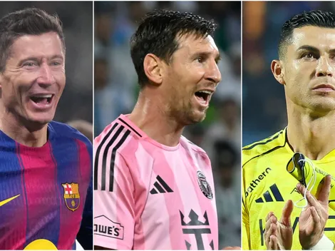 Barcelona’s Robert Lewandowski joins Lionel Messi and Cristiano Ronaldo in an exclusive club after scoring vs Mallorca