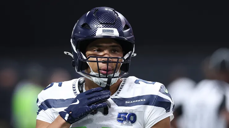 Zach Charbonnet running back of the Seattle Seahawks