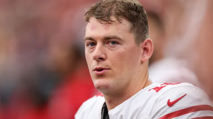 Mac Jones #10 of the San Francisco 49ers.