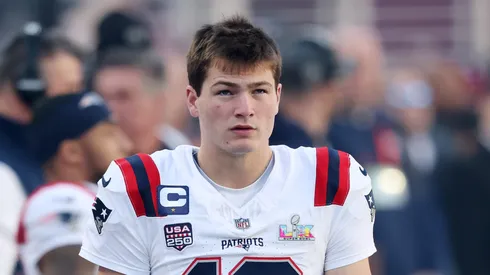 QB Drake Maye of the Patriots (Super Bowl 2026)
