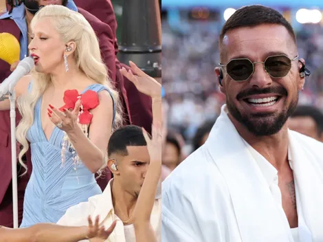 Which songs did Lady Gaga and Ricky Martin perform at Super Bowl LX halftime show?