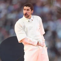 Did Bad Bunny sing any song in English at the 2026 Super Bowl LX halftime show?