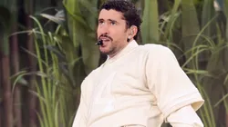 Bad Bunny performing at Super Bowl LX