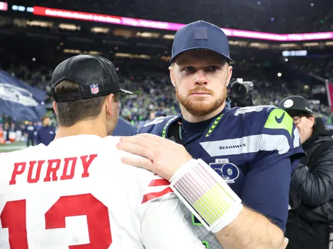 Sam Darnold mentions Brock Purdy and Kyle Shanahan after winning Super Bowl LX